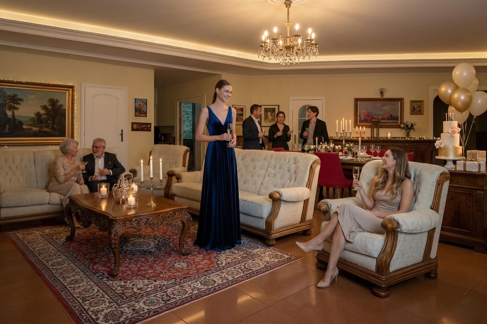 Miejsce na przyjęcie rodzinne w Łodzi w Rezydencji Woskowej – eleganckie wnętrze premium