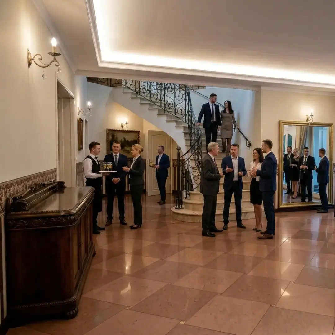 Sala szkoleniowa w Łodzi w Rezydencji Woskowej – elegancka przestrzeń na szkolenia i spotkania